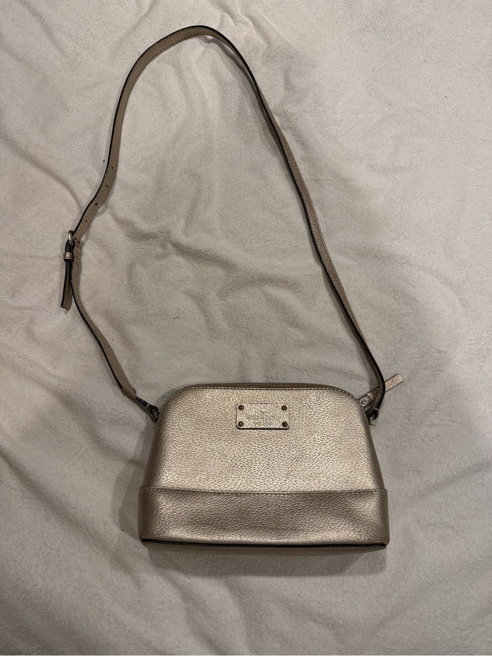 kate spade Metallic Gold Crossbody Bag